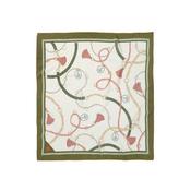 Hicks &amp; Brown Melford Mini Silk Scarf in Green image