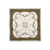 Hicks &amp; Brown Melford Silk Scarf in Green