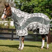 Horseware Amigo 3-in-1 CamoFly Plus Fly Sheet in Grey (Fly Rug + Turnout Rug) image