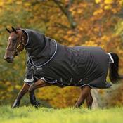 Horseware Amigo Bravo 12 Pony Plus Medium Turnout Rug in Black &amp; Strong Blue (250g)