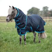 Horseware Amigo Hero 6 Ripstop Petite Plus Medium Turnout Rug in Navy &amp; Electric Blue (200g)