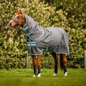 Horseware Amigo Hero Ripstop Plus Pony Medium Turnout Rug in Shadow, Blue Haze &amp; Navy (200g)