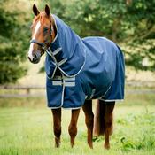 Horseware Amigo Ripstop 900D Plus Medium Turnout Rug in Navy &amp; Titanium Grey (200g)