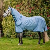 Horseware Amigo Ripstop Hoody Rug in Azure Blue, Navy &amp; Electric Blue image