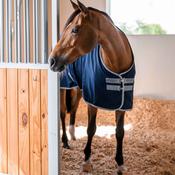 Horseware Amigo Stable Sheet Rug in Navy &amp; Titanium Grey