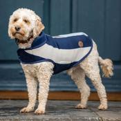 Horseware Newmarket Dog Fleece Coat with Witney Stripes in Navy image