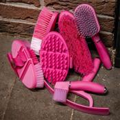 Horseware Newmarket Grooming Brush Set in Witney Pink image