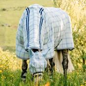 Horseware Newmarket Plus Pony Fly Rug in Whitney &amp; Navy