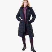 Horseware Women's Verve Long Padded Coat in Core Black image
