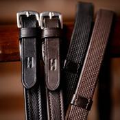 Horseware Jumper Reins With Stoppers in Brown image