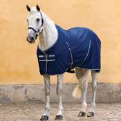Horseware Rambo Stable Medium Rug in Navy &amp; White (200g) image