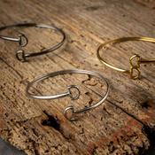Jo's Sterling Silver D-Ring Bit Cuff Bracelet image