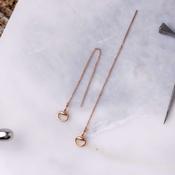 Jo's Sterling Silver Snaffle Bit Drop Earrings image