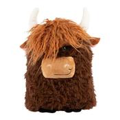 KONG Comfort Jumbo Highland Cow Dog Plush Toy image