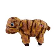 KONG Low Stuff Stripes Cow Dog Toy image