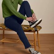 King Louie Women's Roisin Pants Milano Uni in Evening Blue image