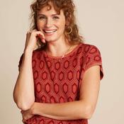 King Louie Women's Ann Top Crown in Tweed Orange image