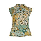 King Louie Women's Dita Top Frenzy in Dusty Turquoise