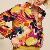 King Louie Women's Maisie Blouse Aurelio in Shell Orange image