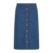 King Louie Women's Marie Skirt Chambray in Denin Blue image