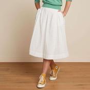 King Louie Women's Suzette Pleat Skirt Rosa Broderie Anglaise in White image