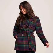 King Louie Women's Maura Coat Brit Check in Estate Blue image
