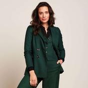King Louie Women's Tina Norman Check Blazer in Avar Green image