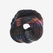 La Fee Maraboutee Multicolored Wool Scarf in Violine image