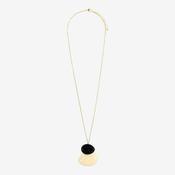 La Fee Maraboutee Necklace Resin Pendant in Black &amp; White image