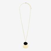 La Fee Maraboutee Necklace Resin Pendant in Black &amp; White