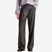 La Fee Maraboutee Women's Anthracite Trouser in Charcoal with wide Fancy Belt image
