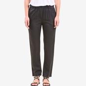 La Fee Maraboutee Women's Loose-Fitting Lyocell Trouser in Black image