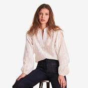 La Fee Maraboutee Women's Voile Loose-Fitting Blouse in White image