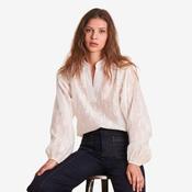 La Fee Maraboutee Women's Voile Loose-Fitting Blouse in White image