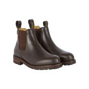 Le Chameau Men's La Chelsea Aventure Leather Boot in Marron Fonce image