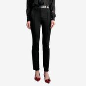 Lola Casademunt Women's Faux Leather Trousers in Black image