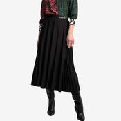 Lola Casademunt Women's Pleated Midi Skirt in Black image