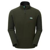 Ridgeline Men's Norwegian Half Zip Fleece Jumper in Olive