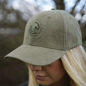 SandStorm Suede Effect Baseball Cap in Khaki image