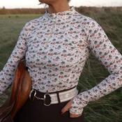 SandStorm Women's Performance Style Baselayer in Tally Ho Print image