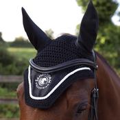 SandStorm Horse Satin Ear Veil in Black