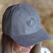 SandStorm Suede Effect Baseball Cap in Grey image