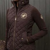 SandStorm Women's Tailored Quilted Gilet in Chocolate image