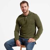 Schoffel Men's St. Ives Long Sleeve Polo Shirt in Forest image