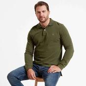 Schoffel Men's St. Ives Long Sleeve Polo Shirt in Forest image