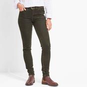 Schoffel Women's Clover Cord Jean Trousers in Forest image