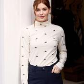 Schoffel Women's Malham Roll Neck Top in Bay Horse image