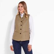 Schoffel Women's Millport Tweed Nehru Waistcoat in Houndstooth Tweed image