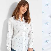 Schoffel Women's Norfolk Shirt in Dragonfly Print image