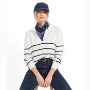 Schoffel Women's Roseland Jumper in Soft White &amp; Navy